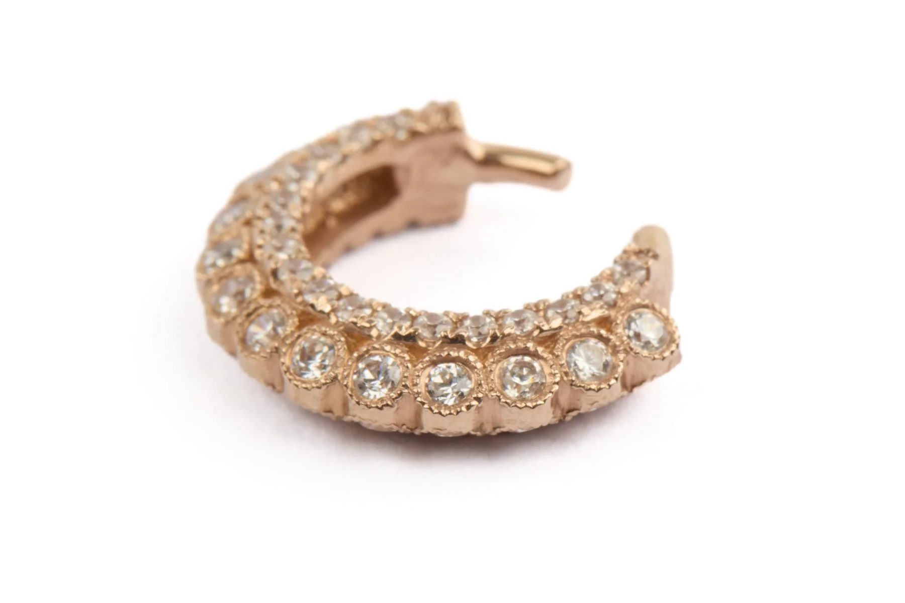 14K ROSE GOLD EAR CUFF - Image 7