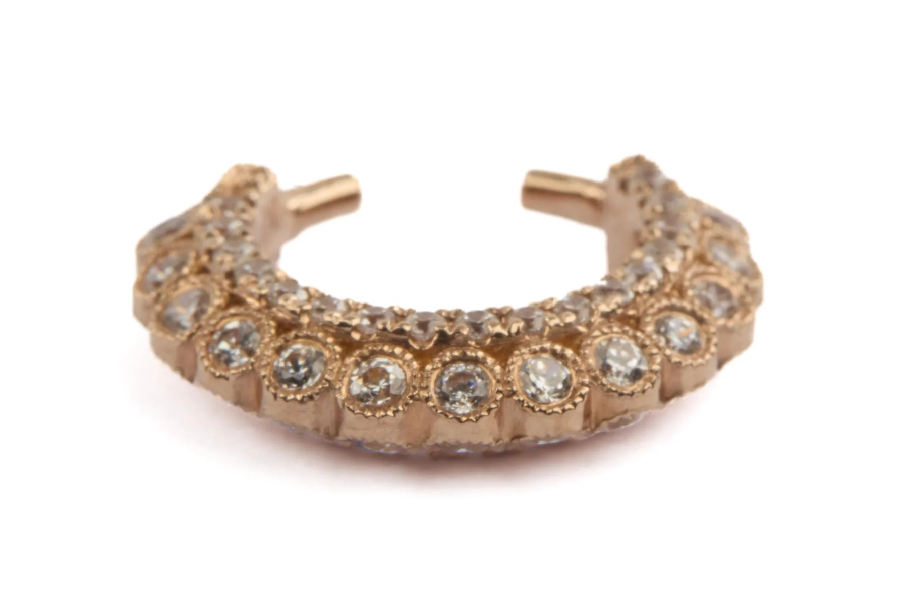 14K ROSE GOLD EAR CUFF - Image 8