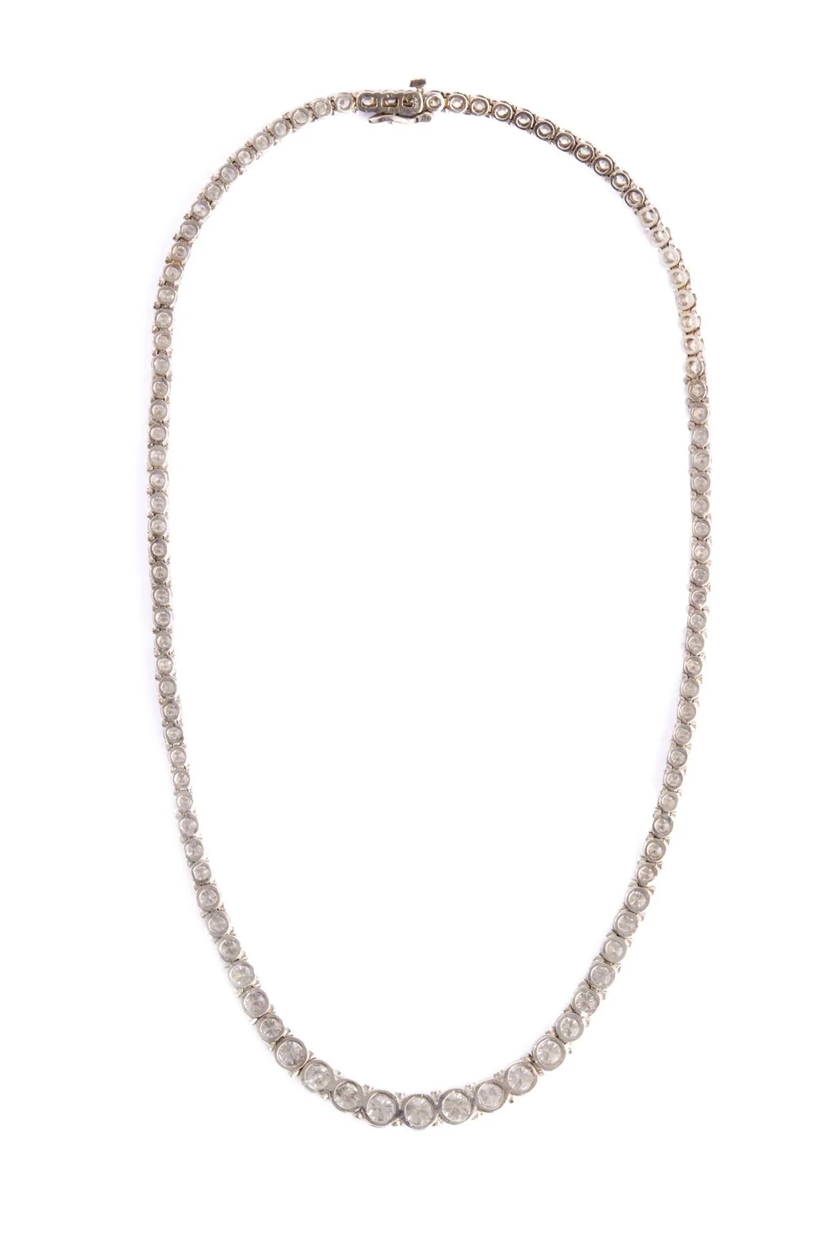 14K WHITE GOLD 11.5CTS DIAMOND NECKLACE - Image 10