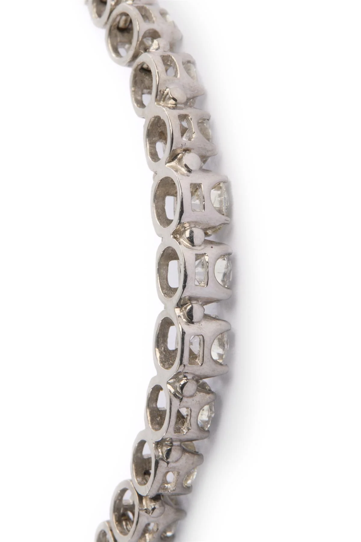 14K WHITE GOLD 11.5CTS DIAMOND NECKLACE - Image 8