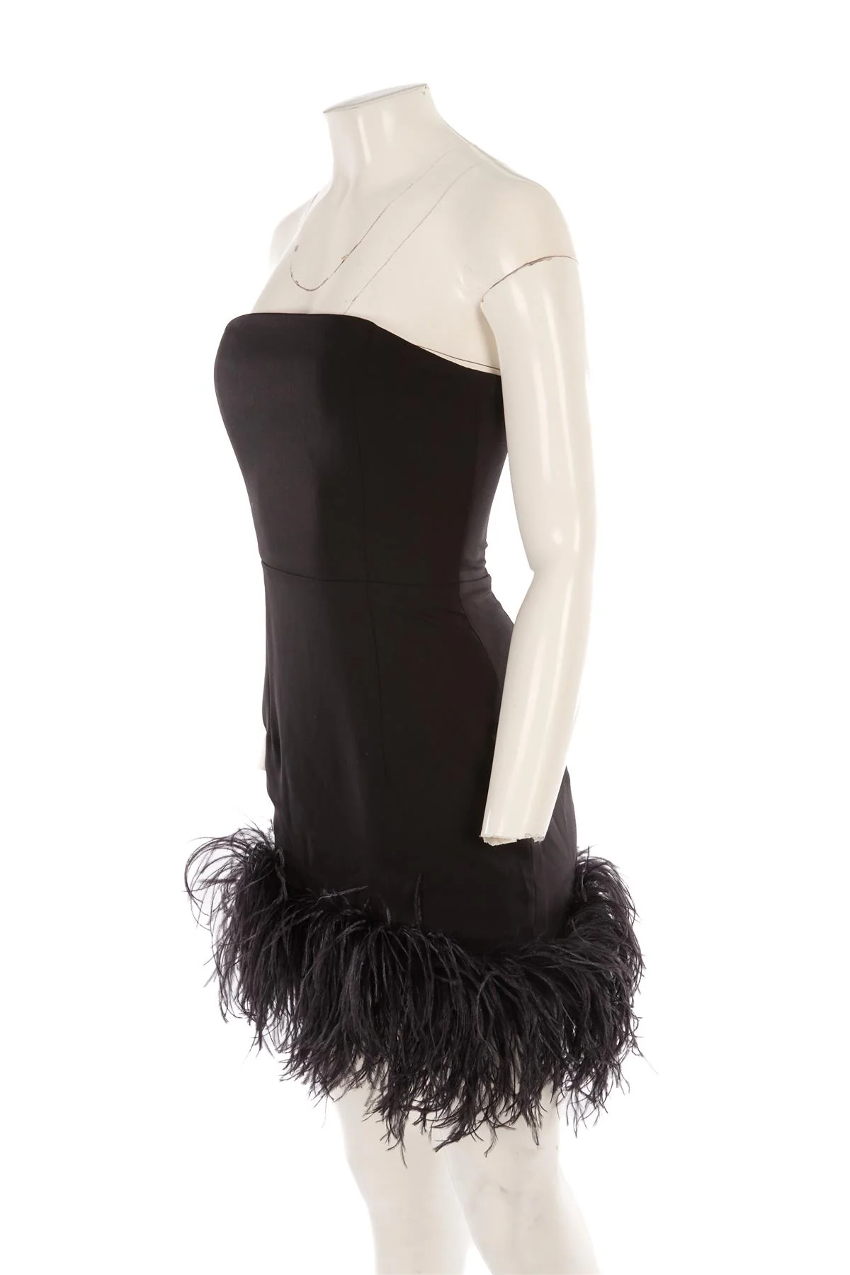 16ARLINGTON BLACK CREPE MINI DRESS UK 8 - Image 4