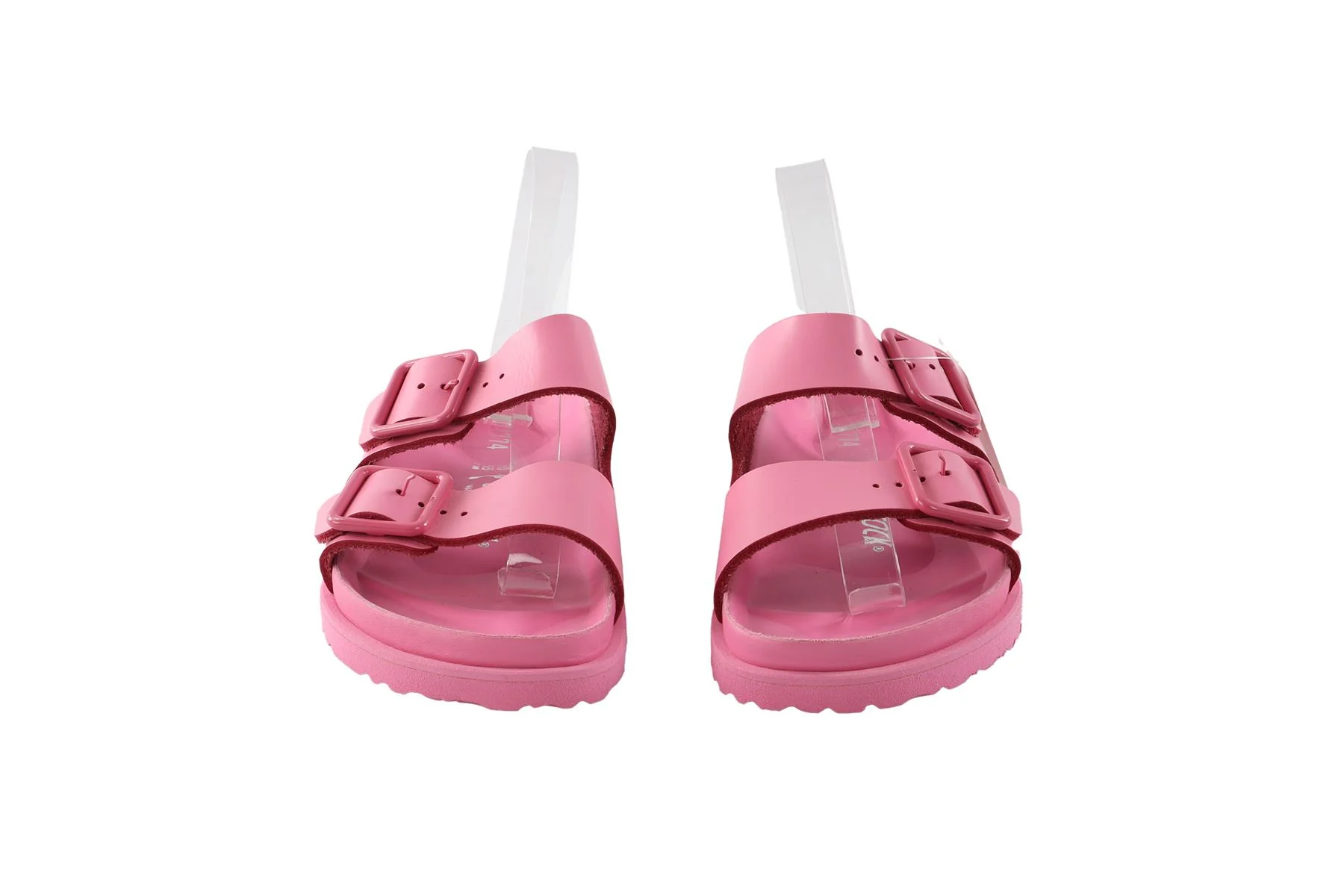 1774 BIRKENSTOCK PINK LEATHER SANDALS EU 38 UK 5 US 8 - Image 3