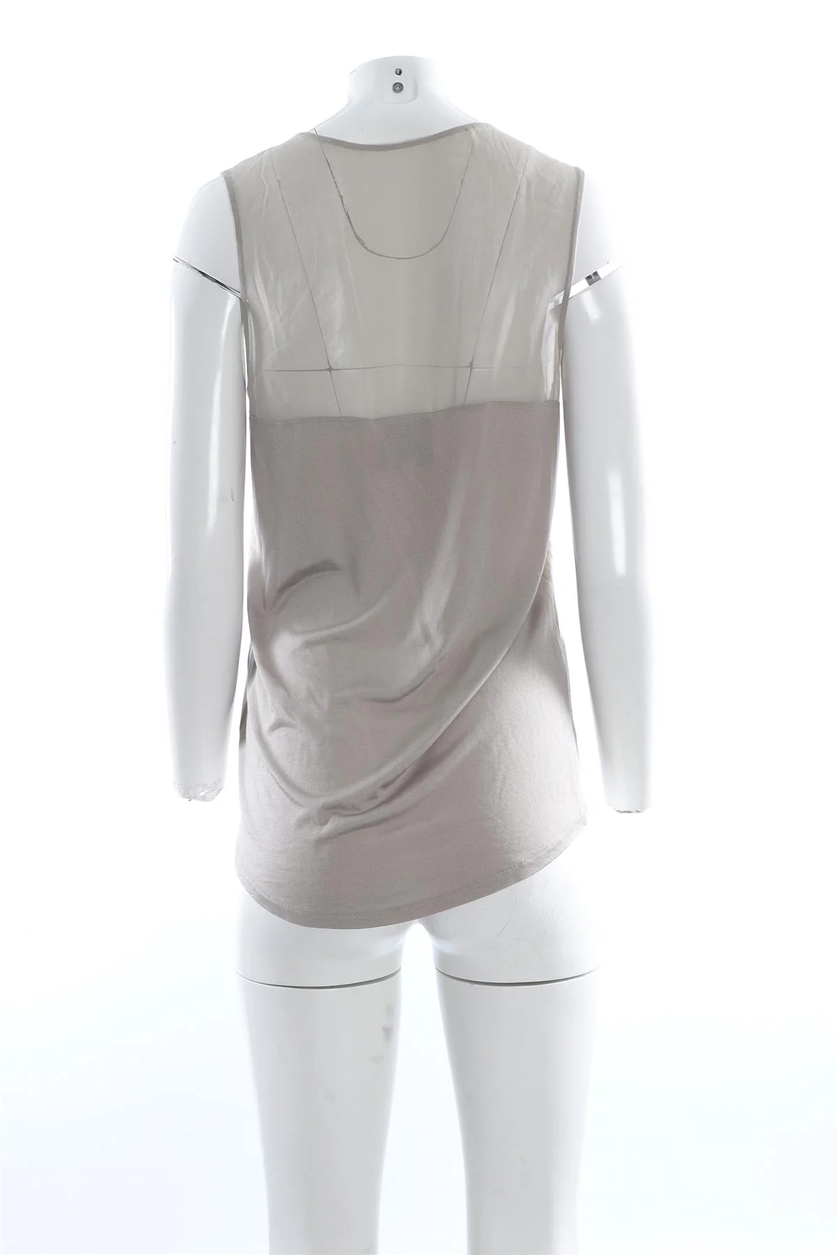 3.1 PHILLIP LIM BEIGE SILK TOP SMALL - Image 4