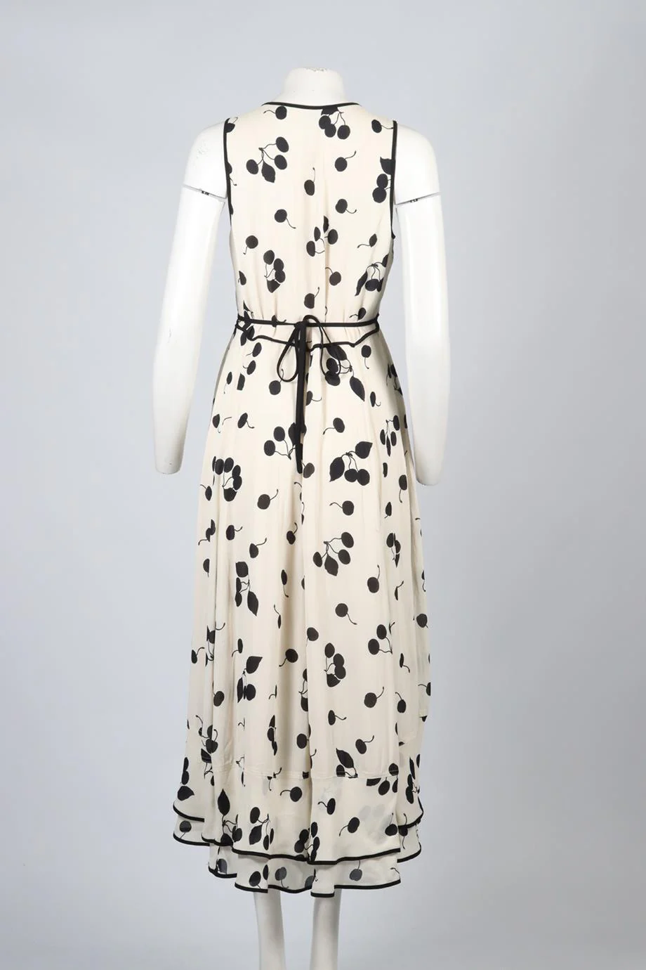 3.1 PHILLIP LIM PRINTED CREPE MAXI DRESS US 8 UK 12 - Image 4