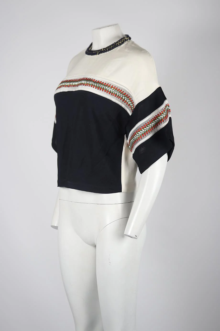 3.1 PHILLIP LIM SILK BLEND TOP US 6 UK 10 - Image 3