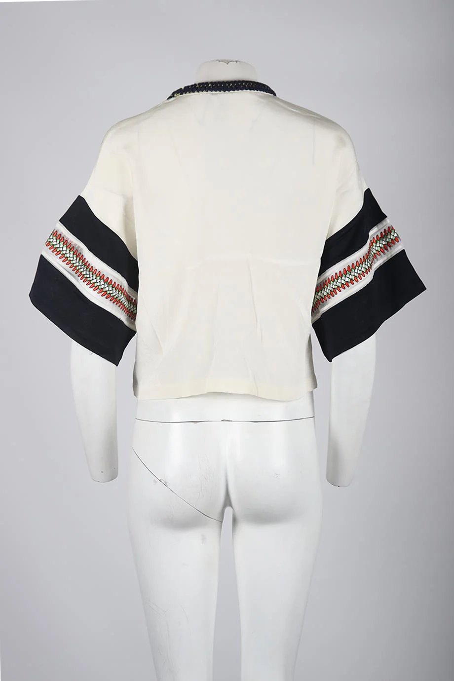 3.1 PHILLIP LIM SILK BLEND TOP US 6 UK 10 - Image 4