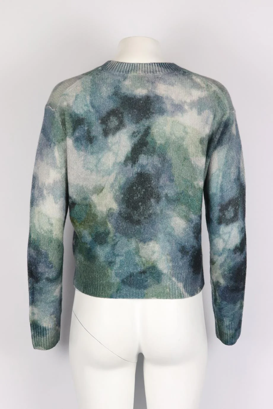 360 CASHMERE TIE DYED CASHMERE SWEATER SMALL - Image 4