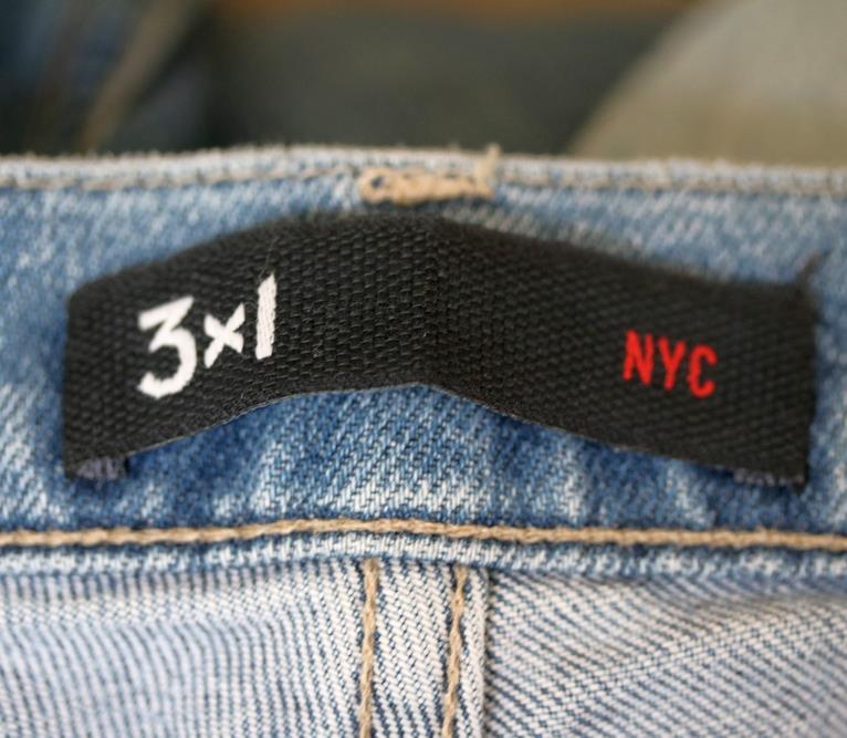 3X1 W3 DISTRESSED HIGH RISE SKINNY JEANS W26 UK 8 - Image 5