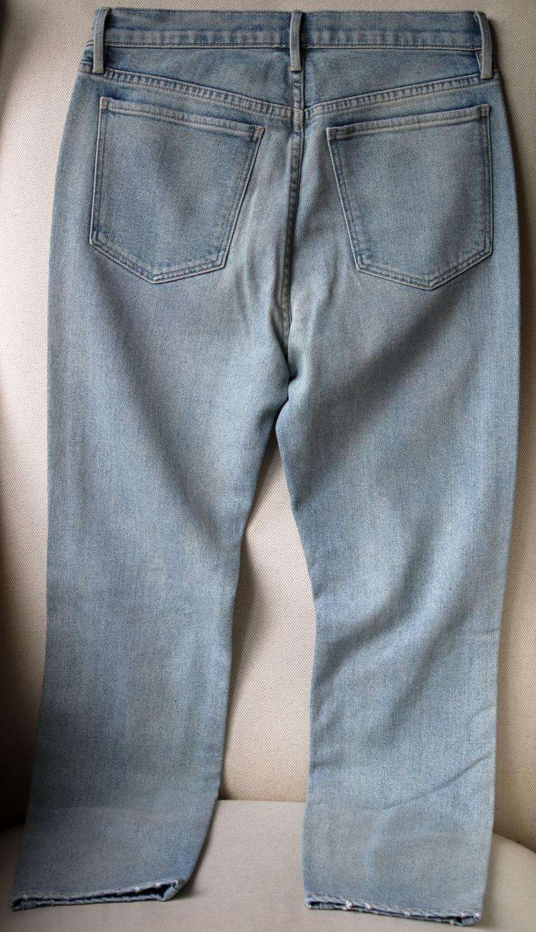 3X1 W3 DISTRESSED HIGH RISE SLIM LEG JEANS IN MEI W26 UK 8 - Image 3