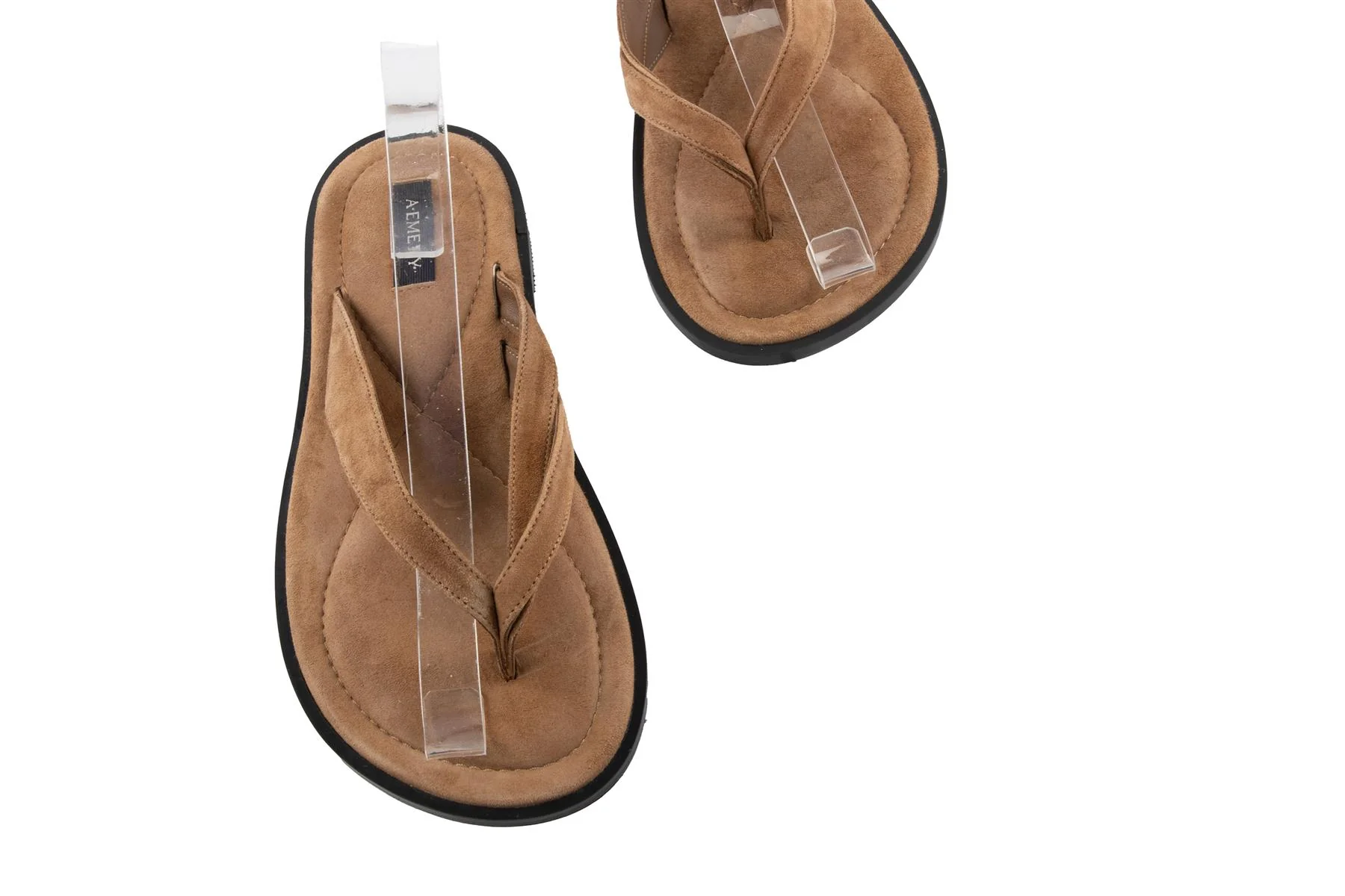 A.EMERY BROWN MORGAN SUEDE FLIP FLOPS EU 38 UK 5 US 8 - Image 4