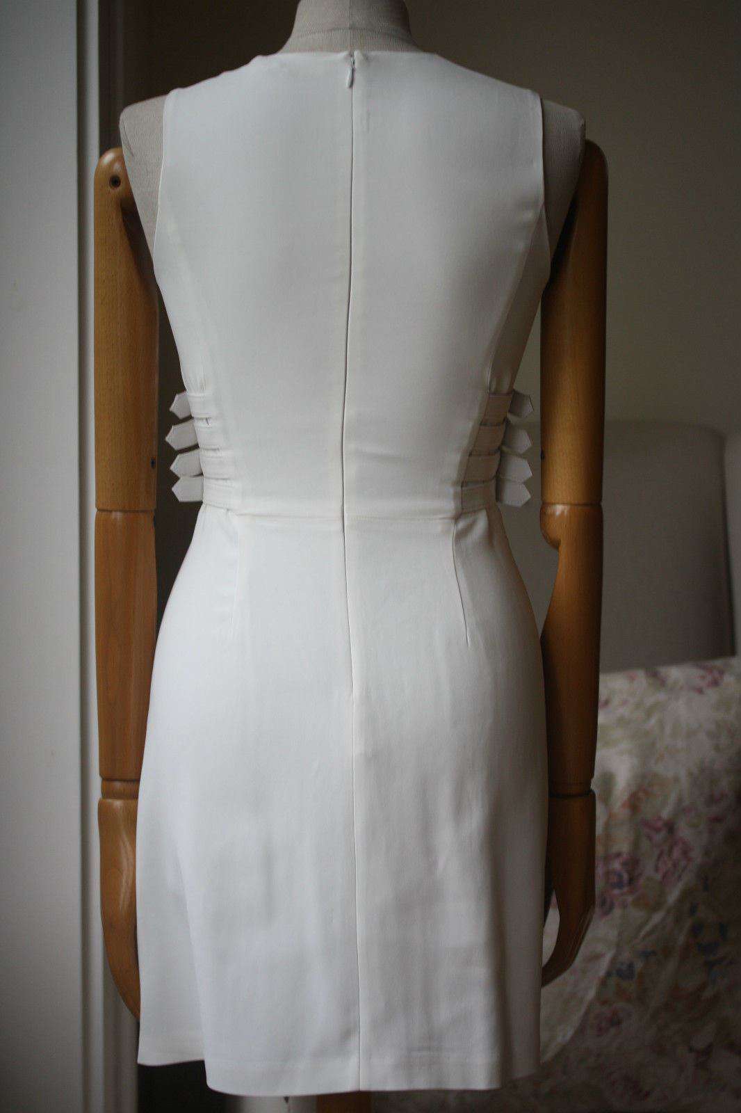 A.L.C. ANDERSON BUCKLE CREPE DRESS US 2 UK 6 - Image 2