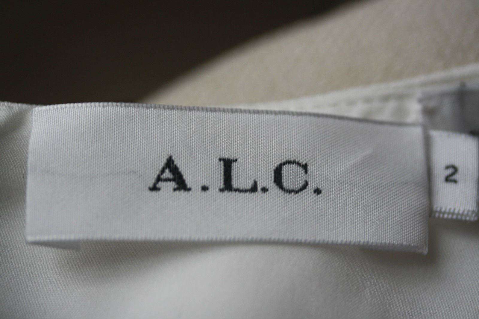 A.L.C. ANDERSON BUCKLE CREPE DRESS US 2 UK 6 - Image 3