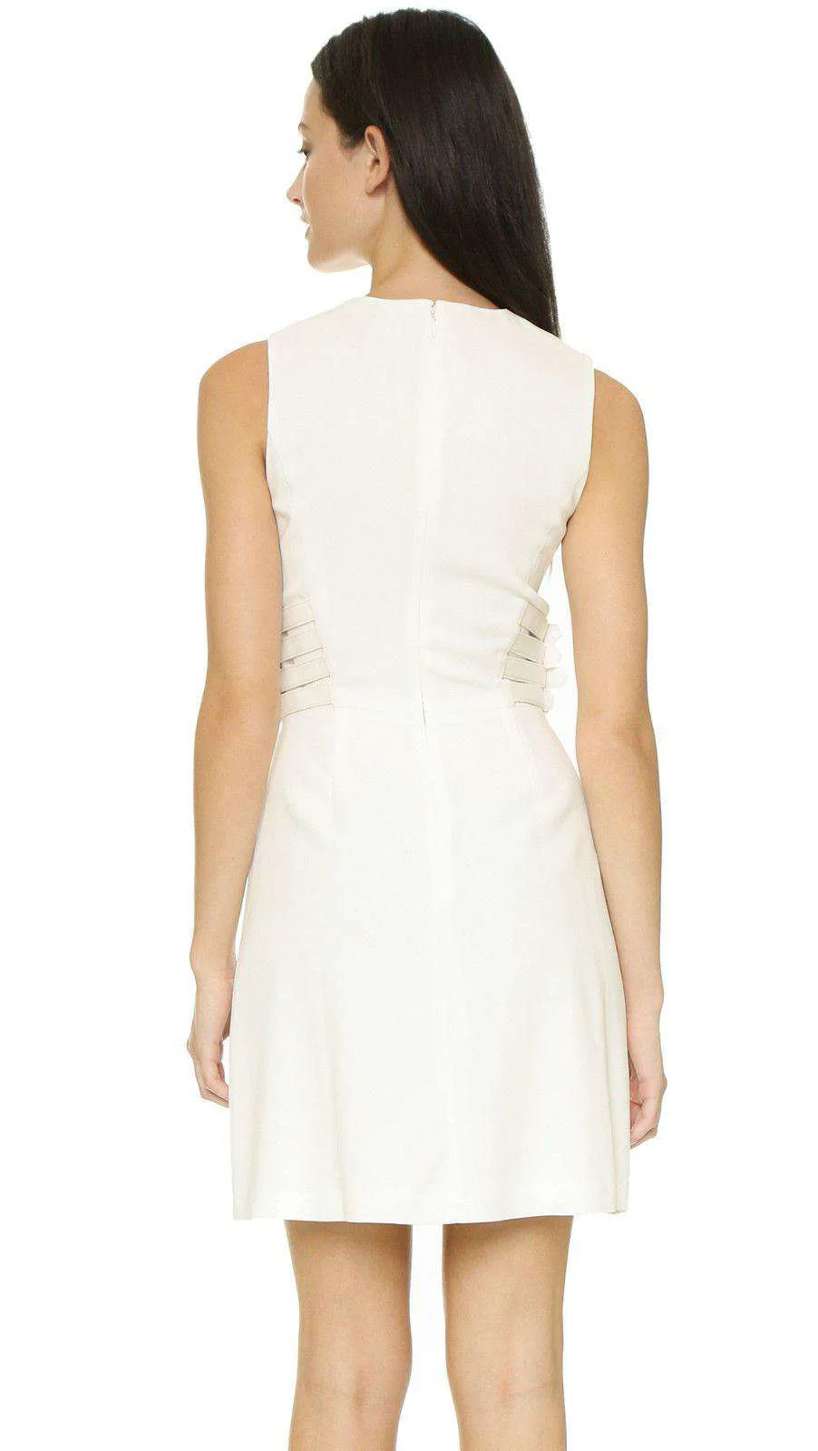 A.L.C. ANDERSON BUCKLE CREPE DRESS US 2 UK 6 - Image 7