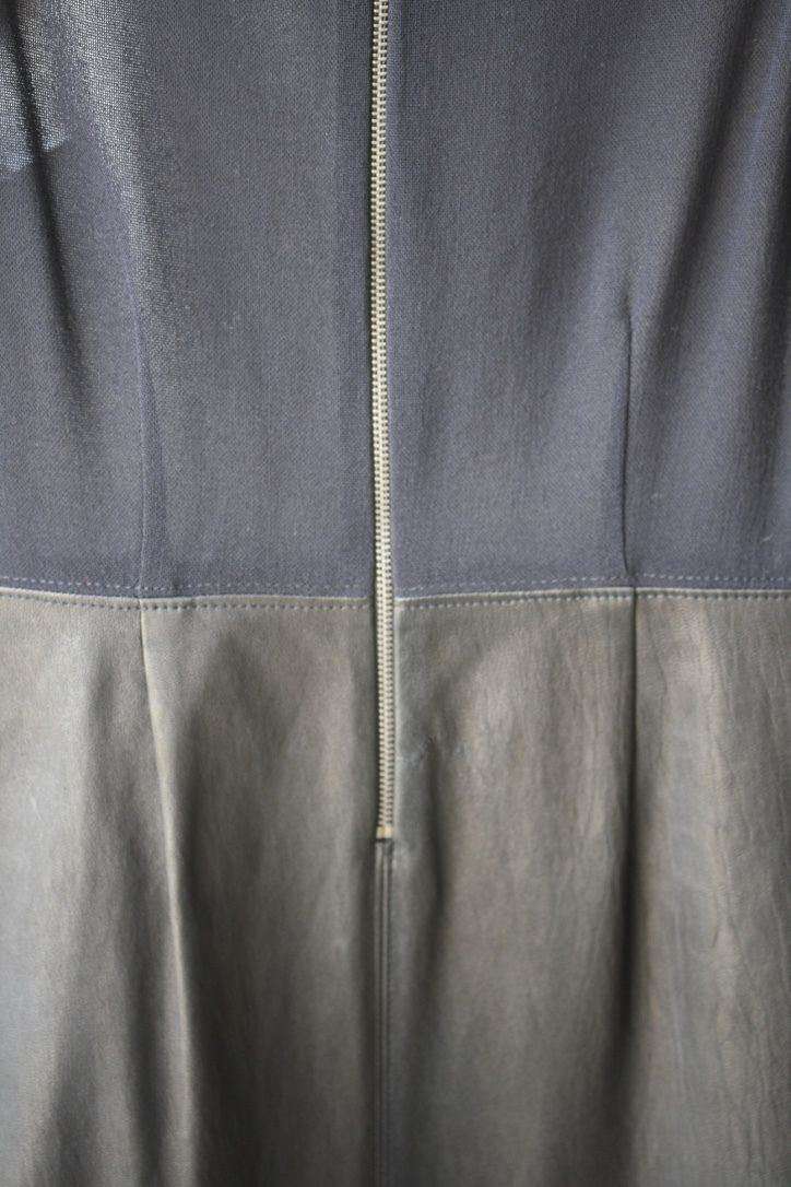A.L.C. CURIL LEATHER PANEL DRESS US 4 UK 8 - Image 4