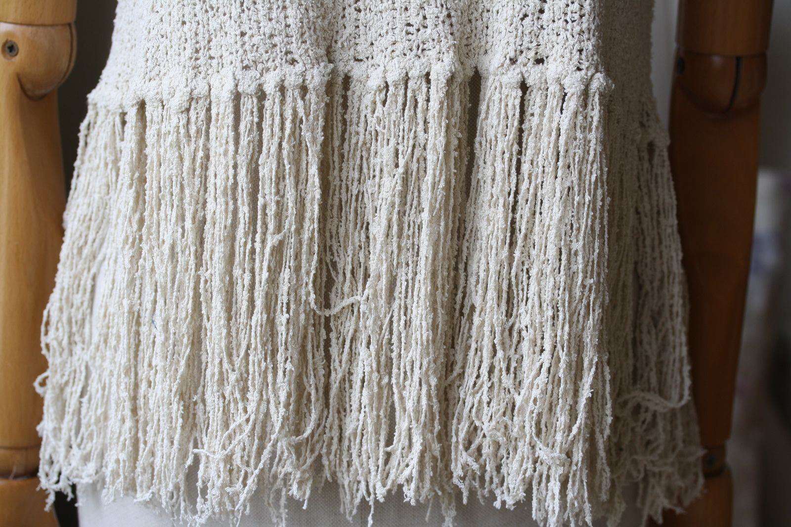 A.L.C. DYLAN FRINGED KNIT TOP SMALL - Image 9