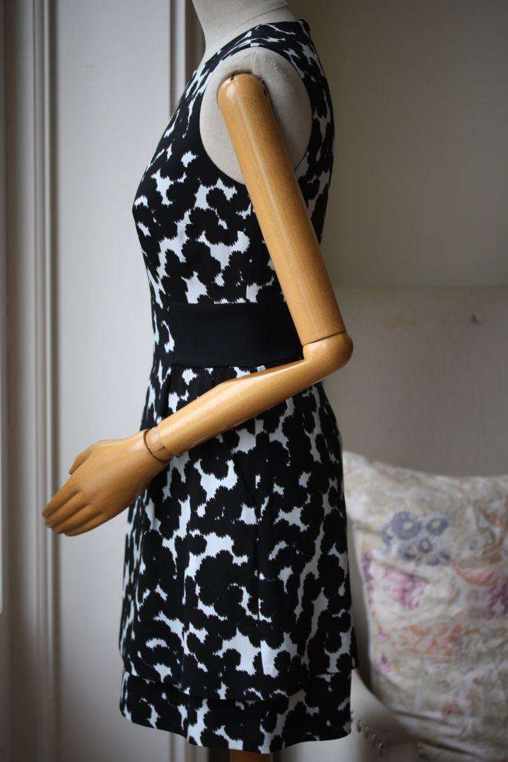 A.L.C. FRANKIE BLURRED FLORAL PRINT DRESS US 2 UK 6 - Image 5