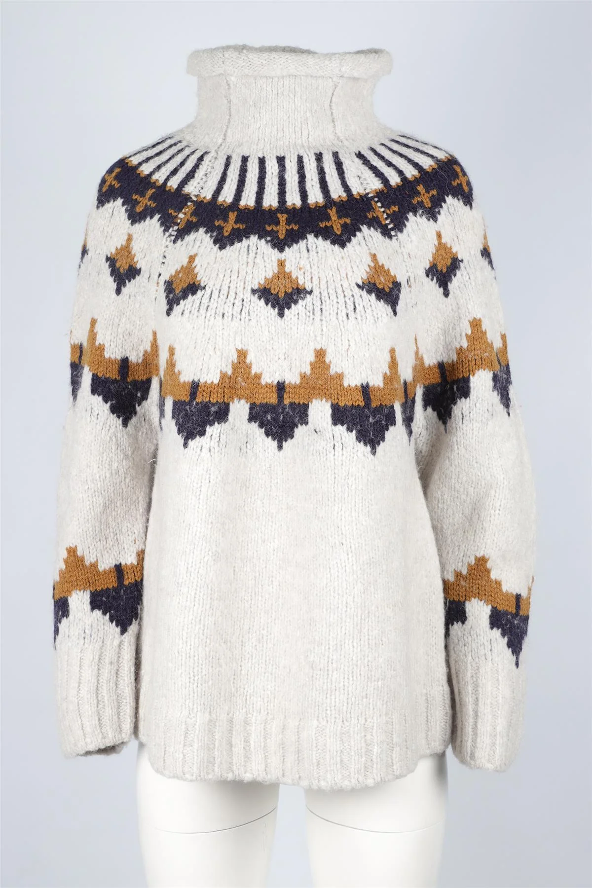 A.L.C. GREY WOOL SWEATER MEDIUM - Image 2