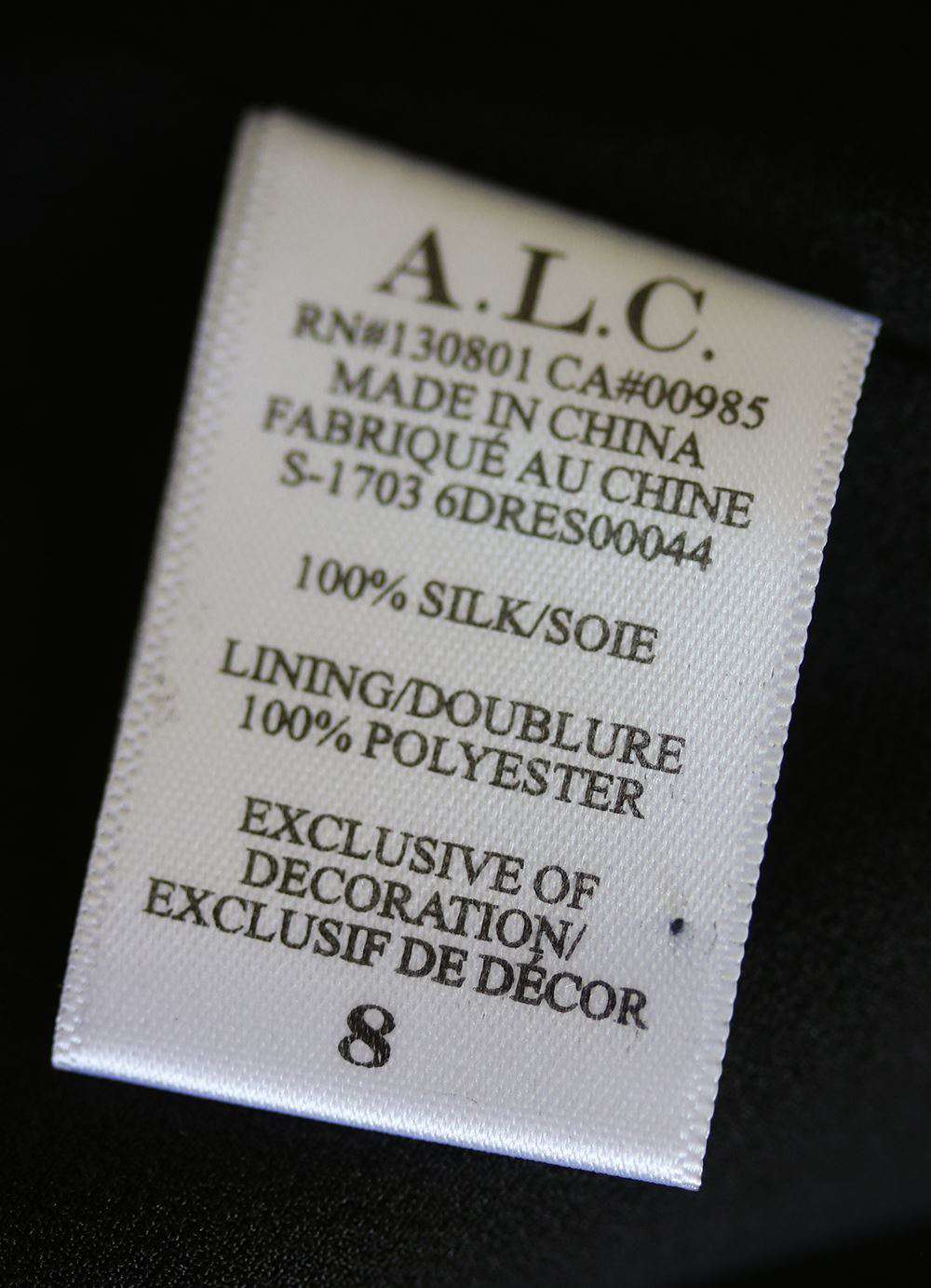 A.L.C. HADLEY FLORAL-PRINT SILK DRESS US 8 UK 12 - Image 5