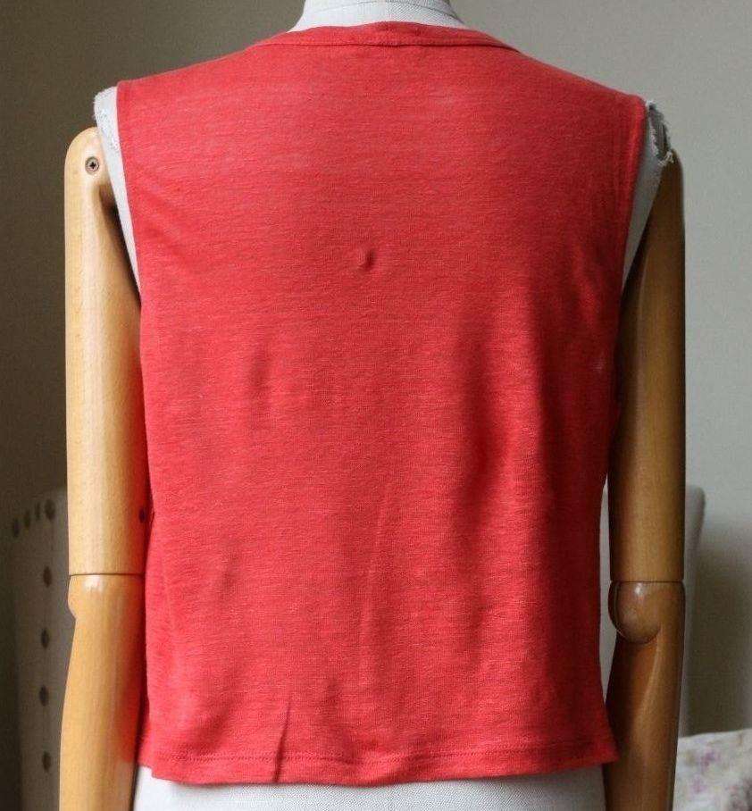 A.L.C. INES HIGH-LOW CROPPED TANK TOP SMALL - Image 4