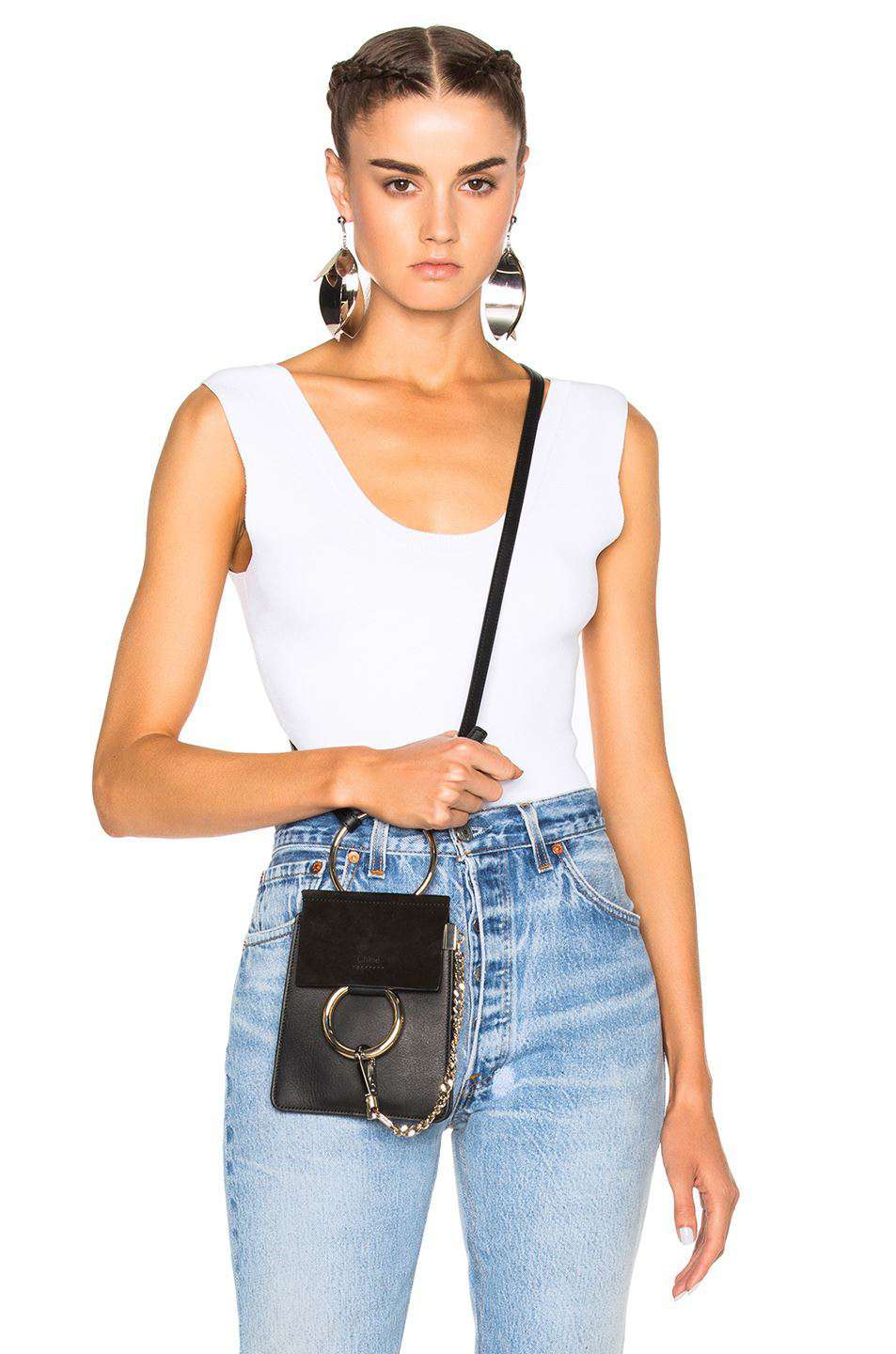 A.L.C. IVAN SLEEVELESS SCOOP-NECK BODYSUIT XSMALL