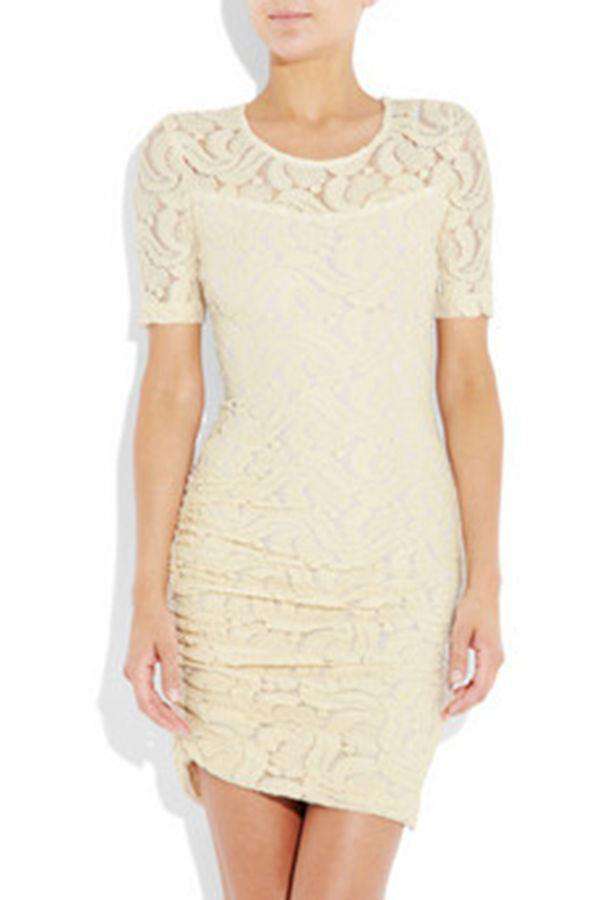 A.L.C. JAGGER COTTON-BLEND LACE DRESS US 4 UK 8 - Image 6