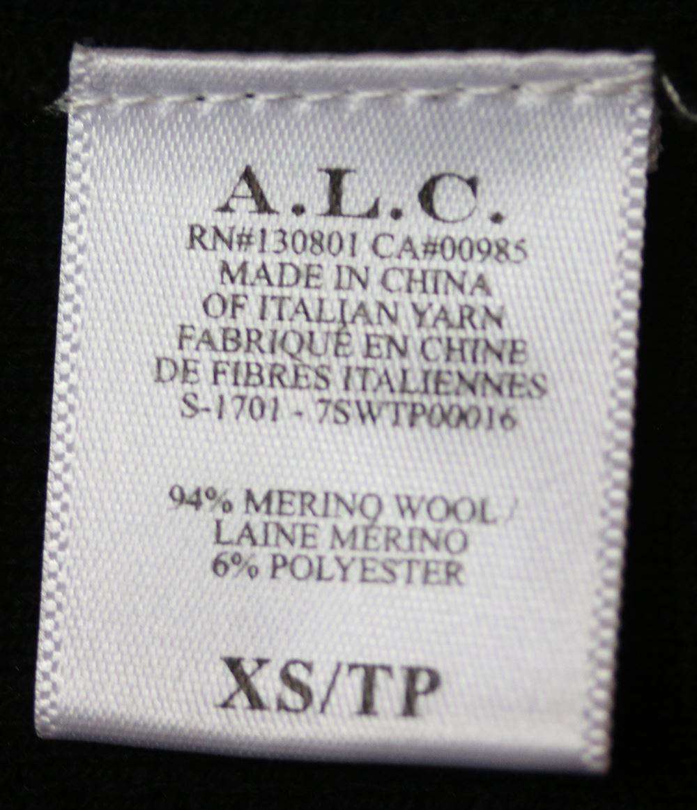 A.L.C. MARA CROPPED FLUTED MERINO WOOL BLEND TOP XSMALL - Image 7