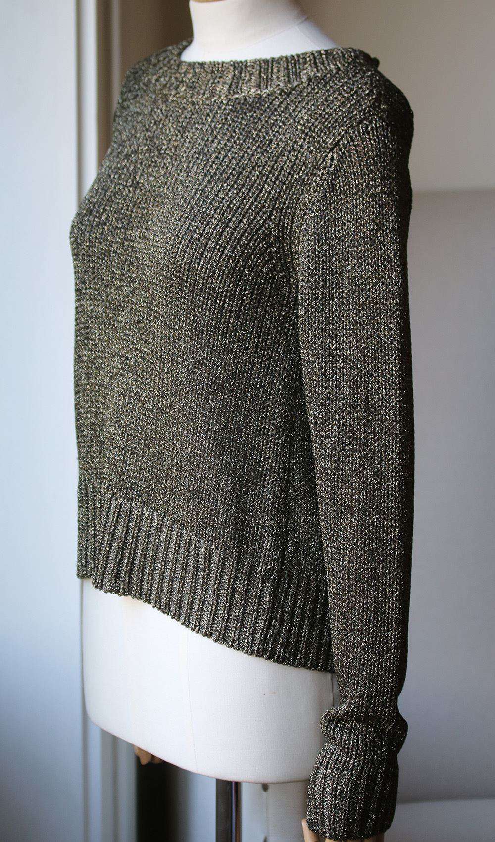 A.L.C. MARJORIE LACE UP KNIT SWEATER XSMALL - Image 4