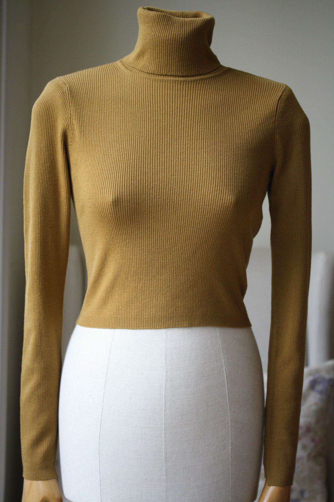 A.L.C. MILO TAN SWEATER SMALL - Image 4