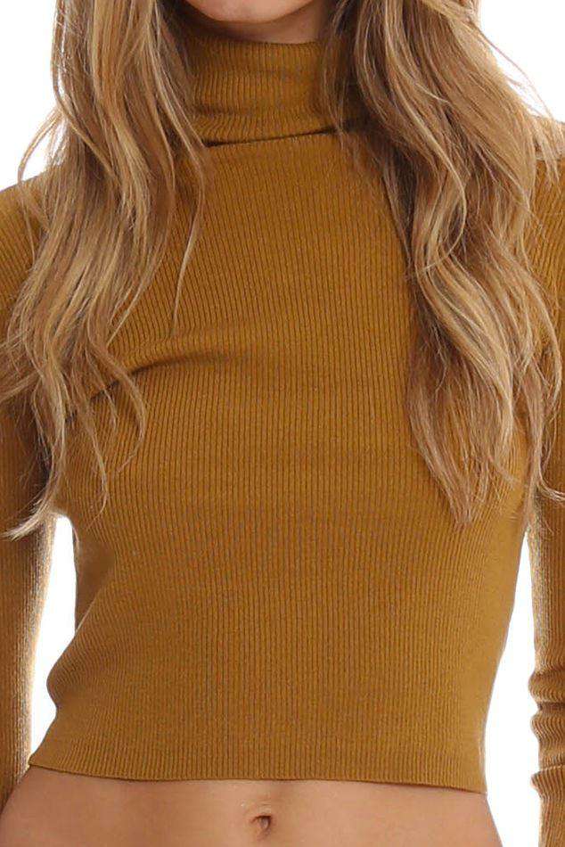 A.L.C. MILO TAN SWEATER SMALL - Image 7