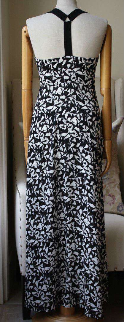A.L.C. PATTI FAN PRINT MAXI DRESS US 4 UK 8 - Image 10