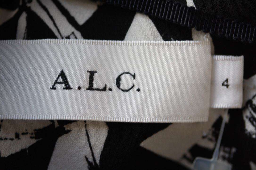 A.L.C. PATTI FAN PRINT MAXI DRESS US 4 UK 8 - Image 4