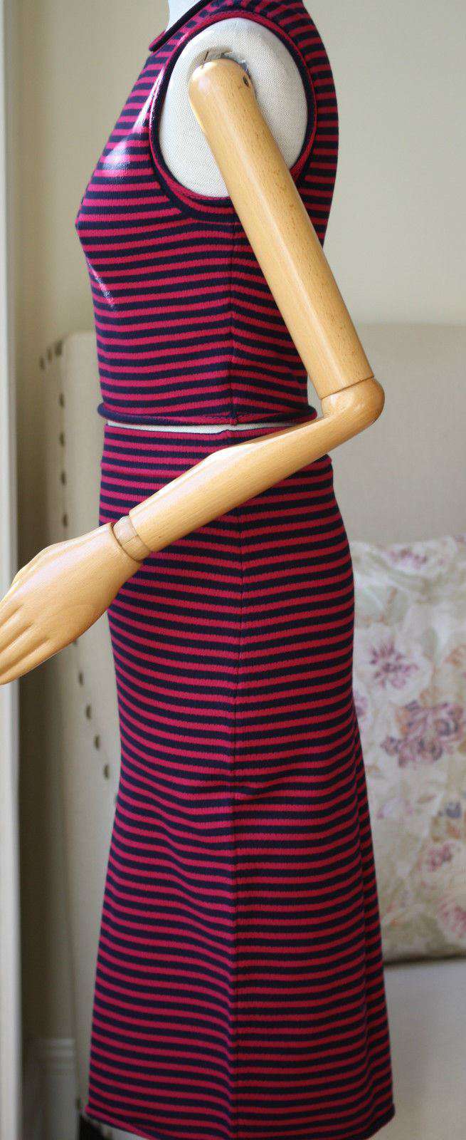 A.L.C. RED STRIPE DAN TOP AND DELMAR SKIRT SMALL - Image 8