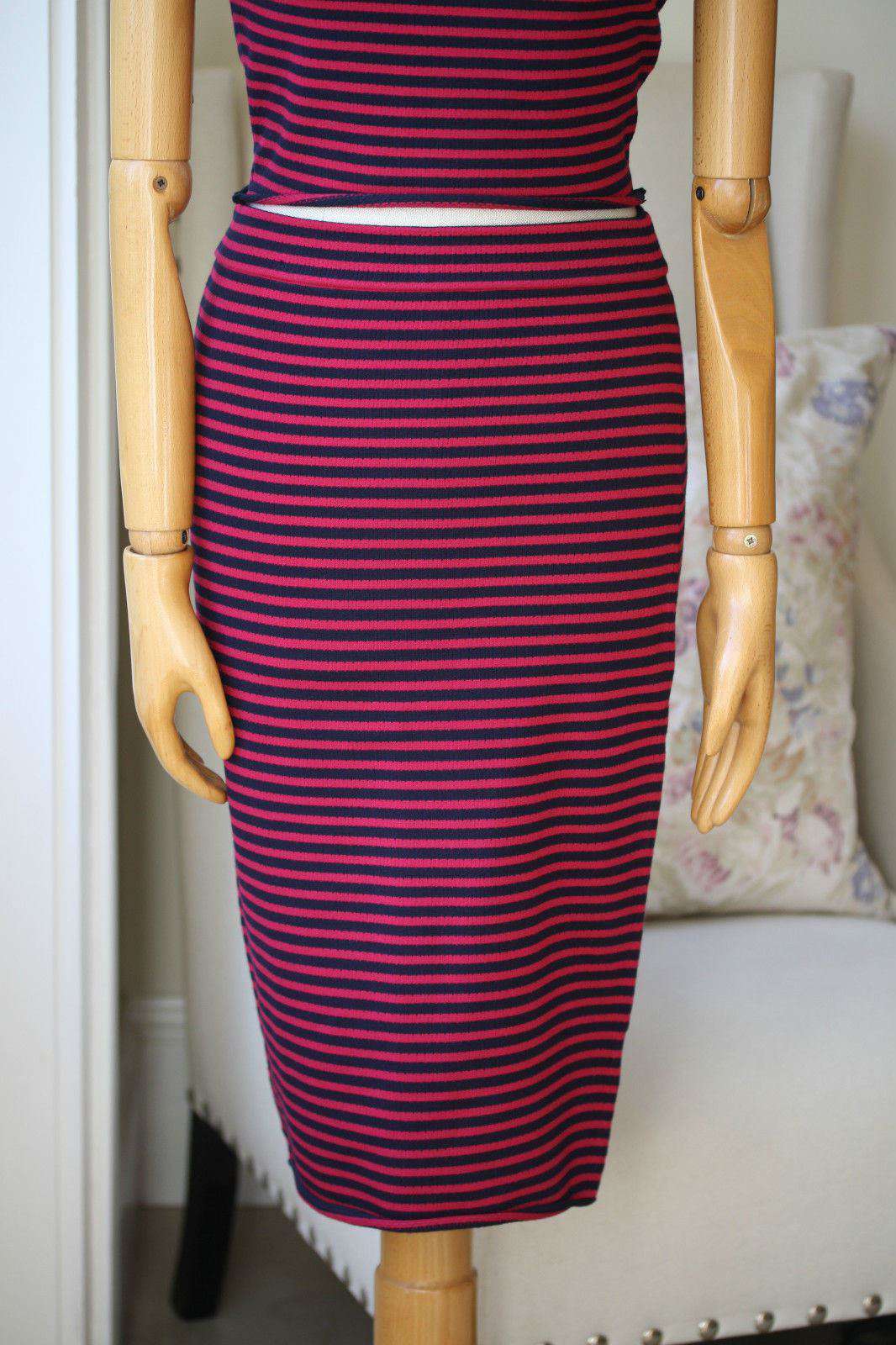 A.L.C. RED STRIPE DAN TOP AND DELMAR SKIRT SMALL - Image 9
