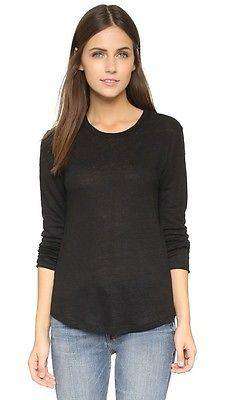 A.L.C. REEF CUTOUT LINEN LONG-SLEEVE TOP SMALL - Image 2