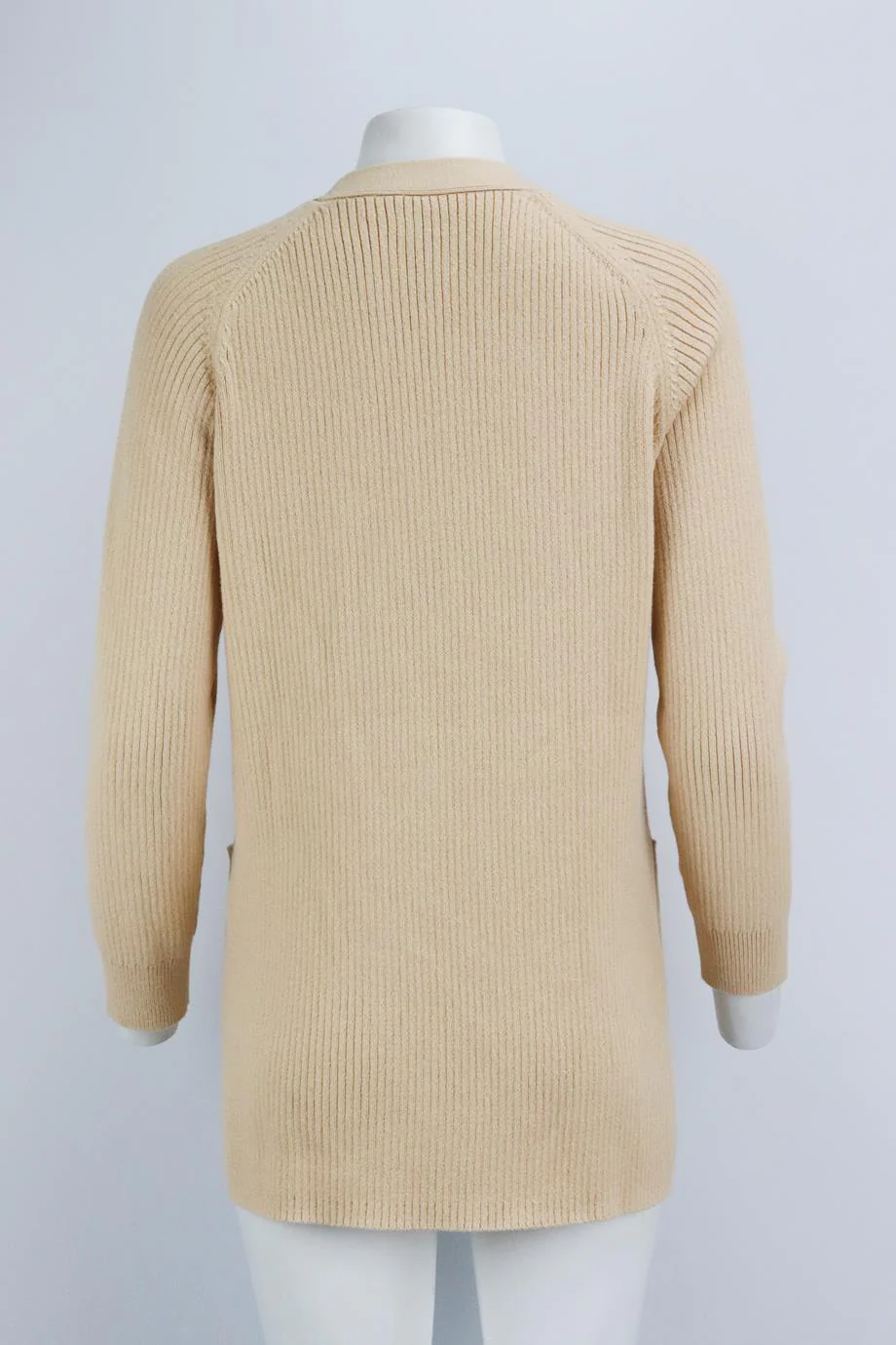A.L.C. RIBBED COTTON BLEND CARDIGAN SMALL - Image 4