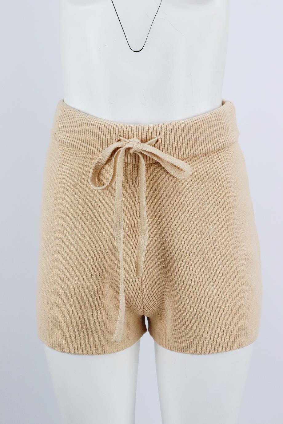 A.L.C. RIBBED COTTON BLEND SHORTS SMALL - Image 2