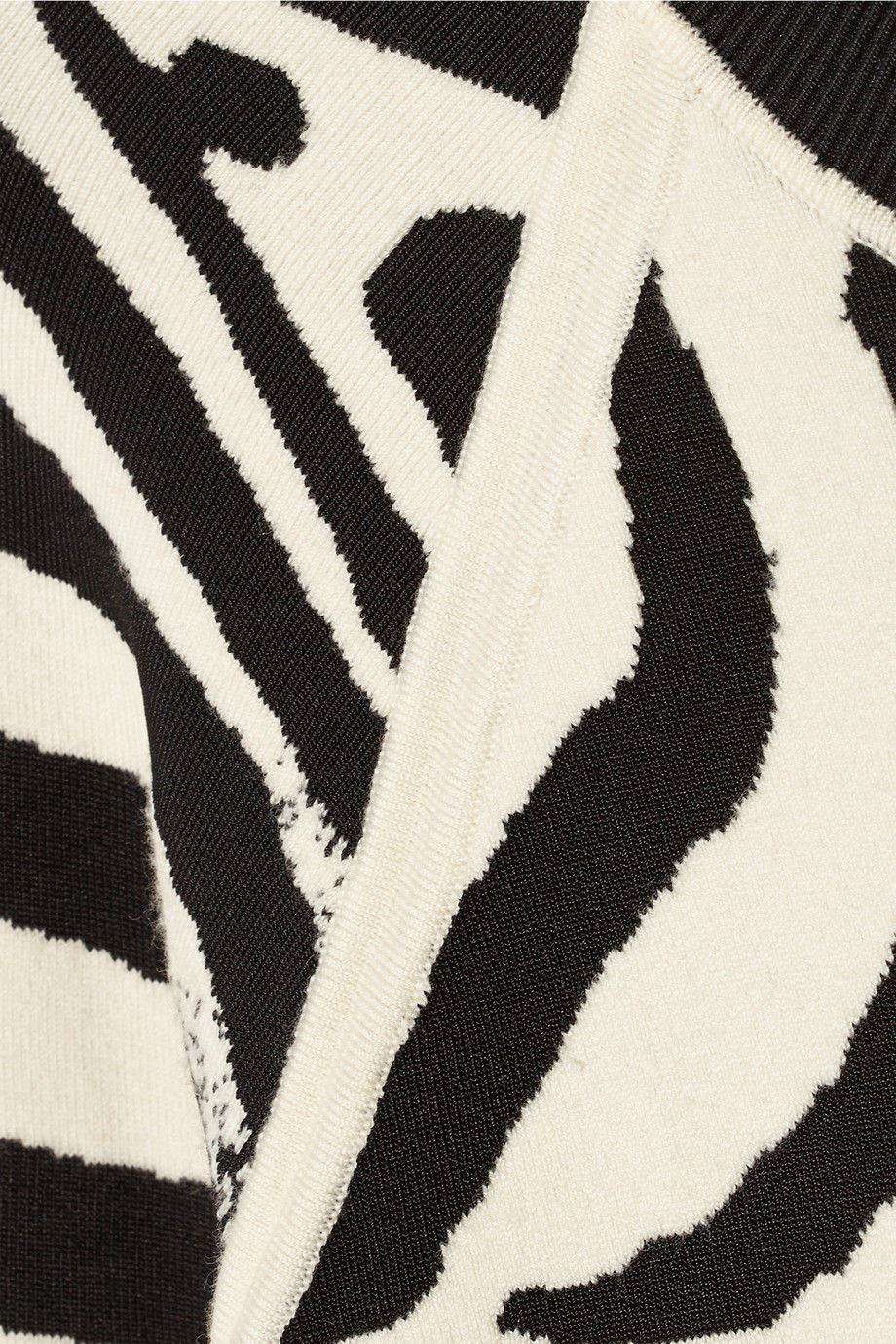 A.L.C. RIZZOU ZEBRA PRINT JUMPER SWEATER SMALL - Image 5