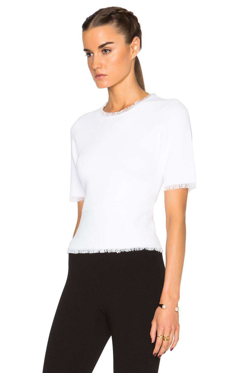 A.L.C RUDIN FRAYED-EDGE TOP SMALL - Image 8