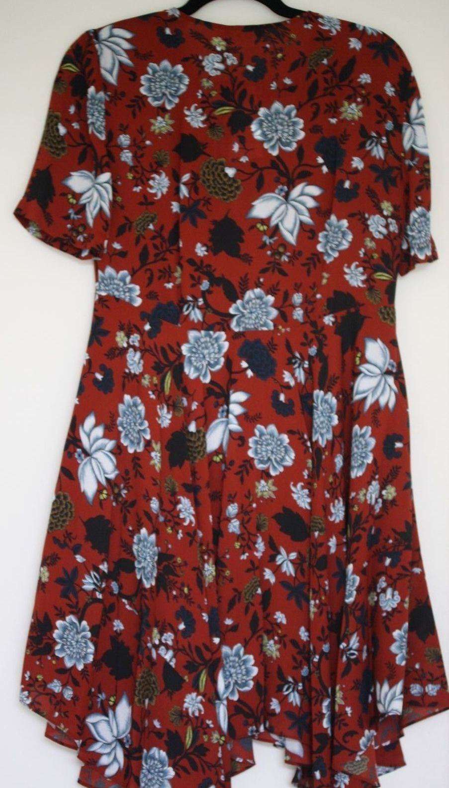 A.L.C. SOSTA FLORAL-PRINT SILK DRESS US 4 UK 8 - Image 6