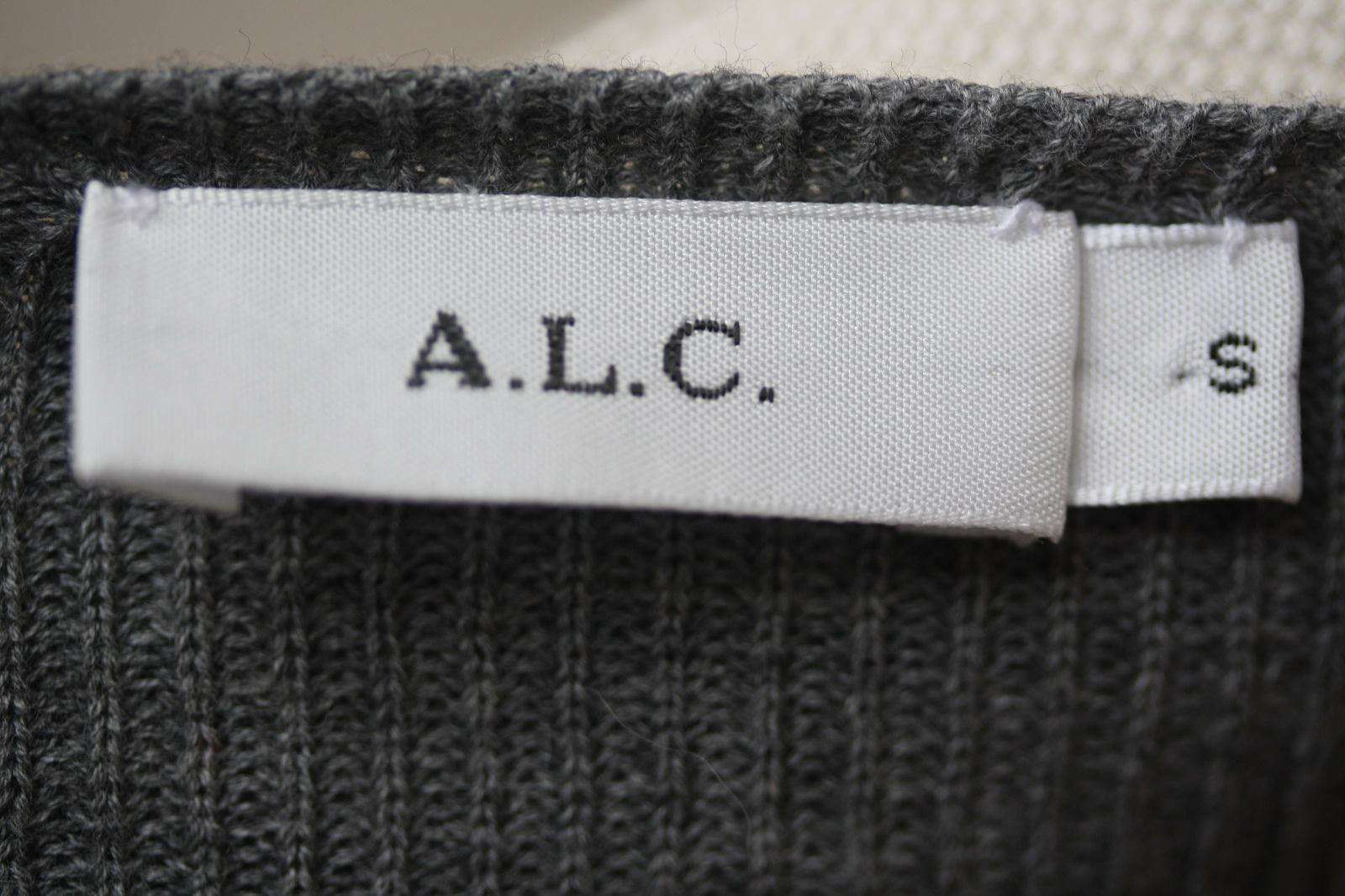 A.L.C. TY COTTON OPEN BACK SWEATER SMALL - Image 6