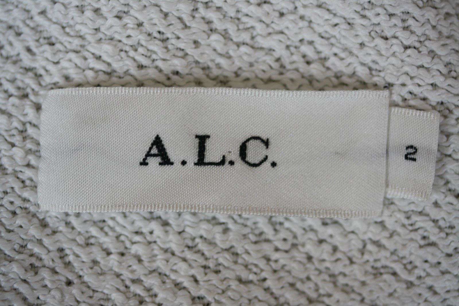 A.L.C. WHITE BOHEN ZIPPER CUFF WOOL BLEND COAT US 2 UK 6 - Image 6