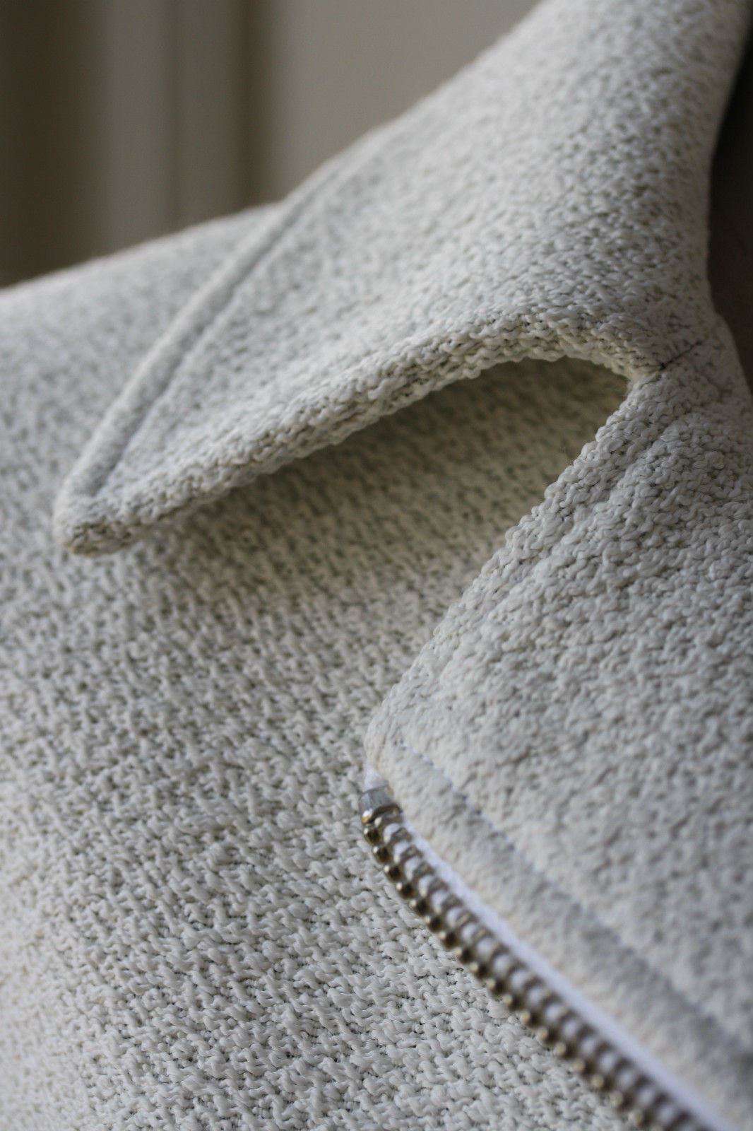 A.L.C. WHITE BOHEN ZIPPER CUFF WOOL BLEND COAT US 2 UK 6 - Image 7