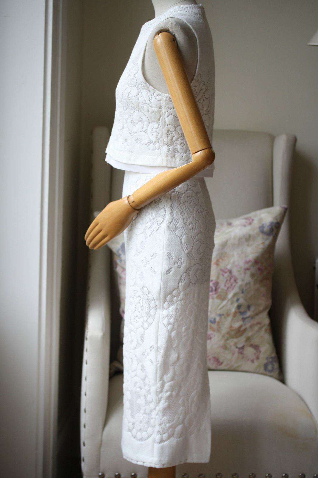 A.L.C. WHITE MAXWELL TOP AND LUCAS SKIRT SMALL/MEDIUM - Image 2