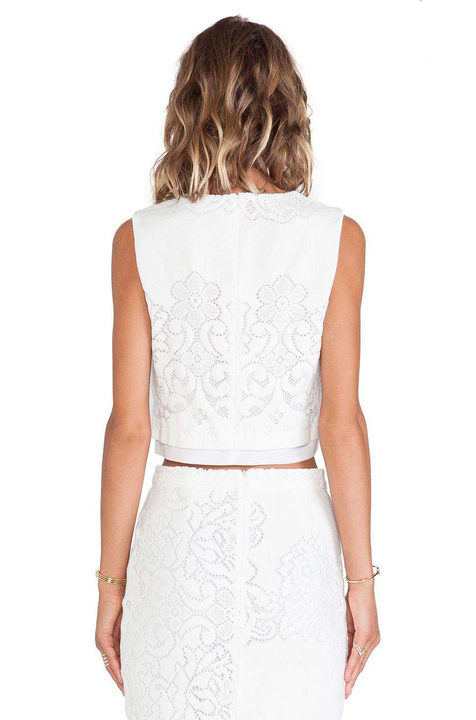 A.L.C. WHITE MAXWELL TOP AND LUCAS SKIRT SMALL/MEDIUM - Image 5