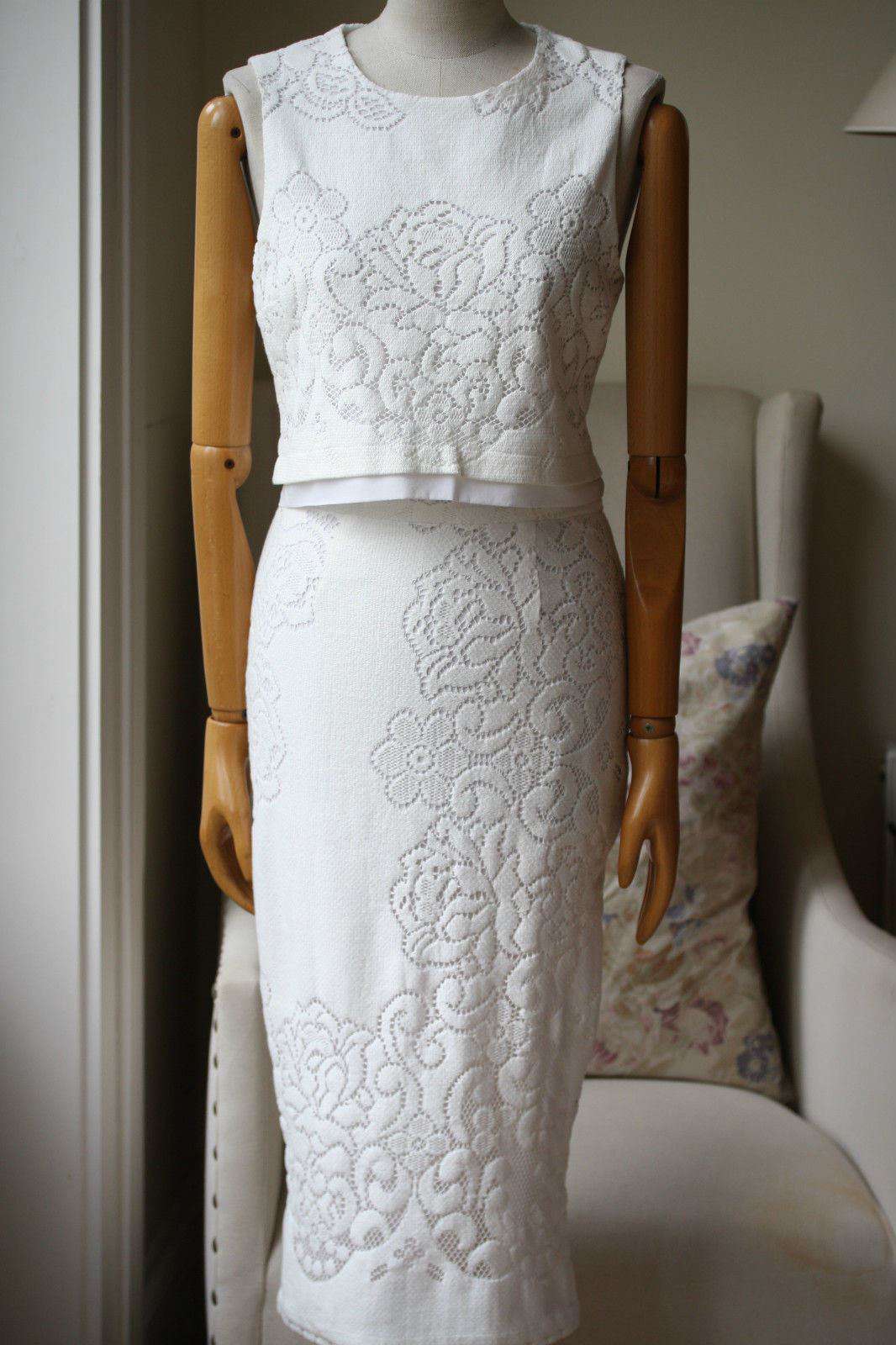 A.L.C. WHITE MAXWELL TOP AND LUCAS SKIRT SMALL/MEDIUM - Image 7