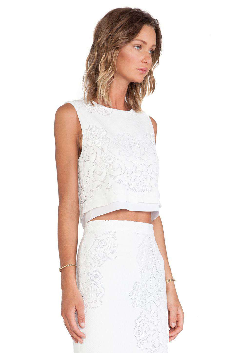 A.L.C. WHITE MAXWELL TOP AND LUCAS SKIRT SMALL/MEDIUM - Image 8