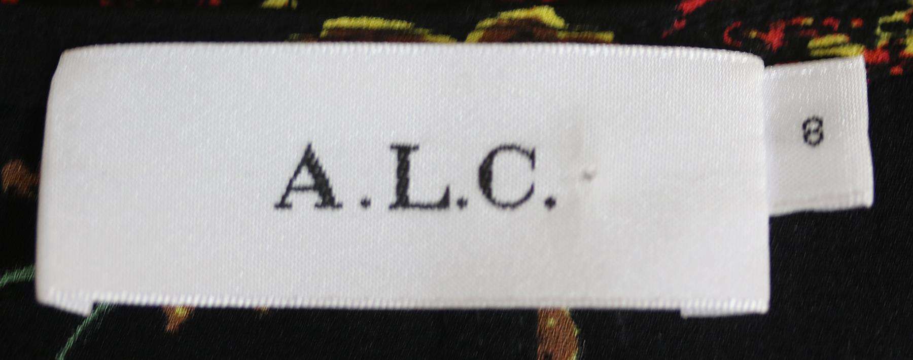 A.L.C. WHITNEY FLORAL PRINT WRAP DRESS US 8 UK 12 - Image 4