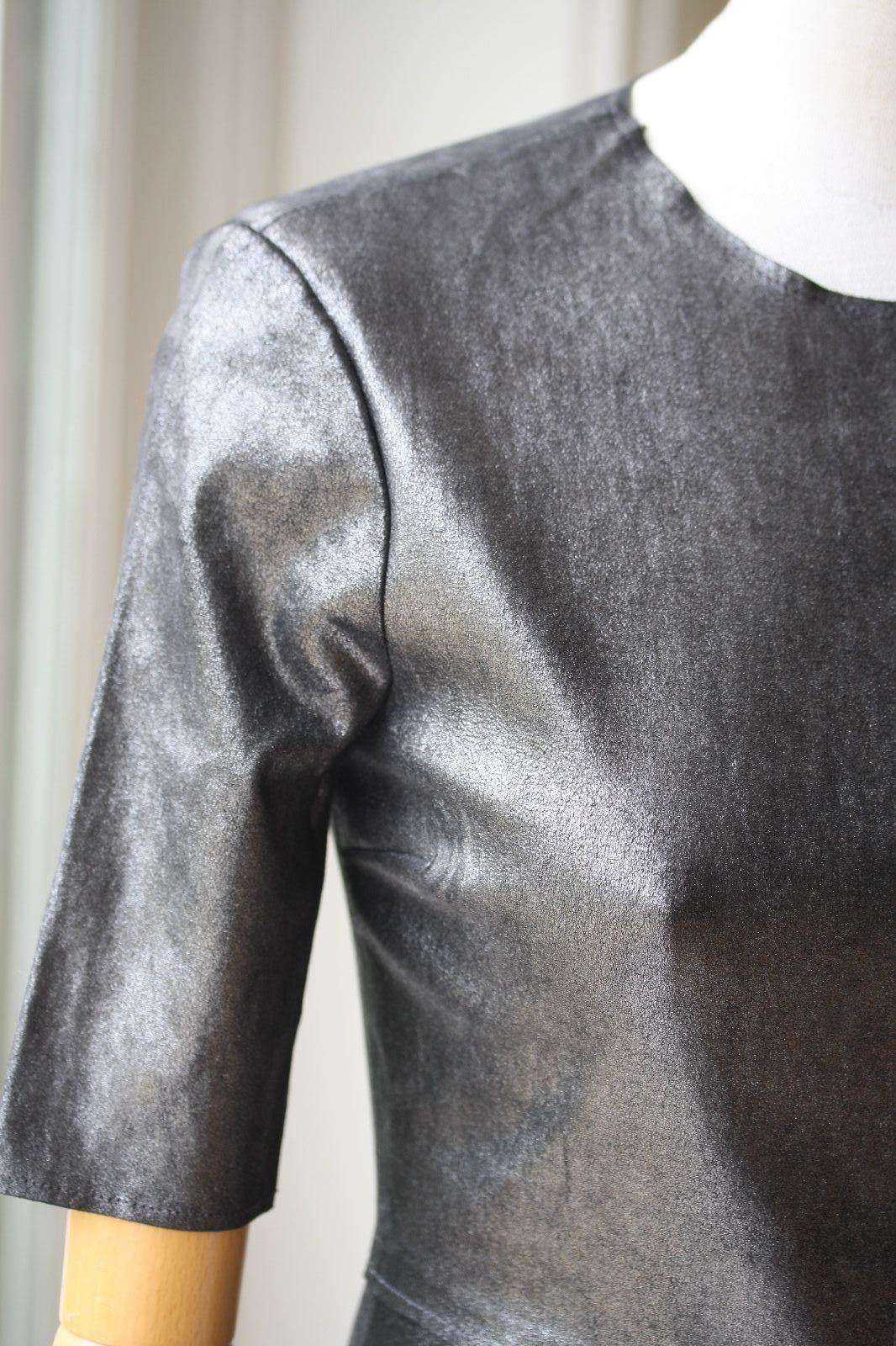 A.L.C. ZOLA LEATHER TOP US 4 UK 8 - Image 10