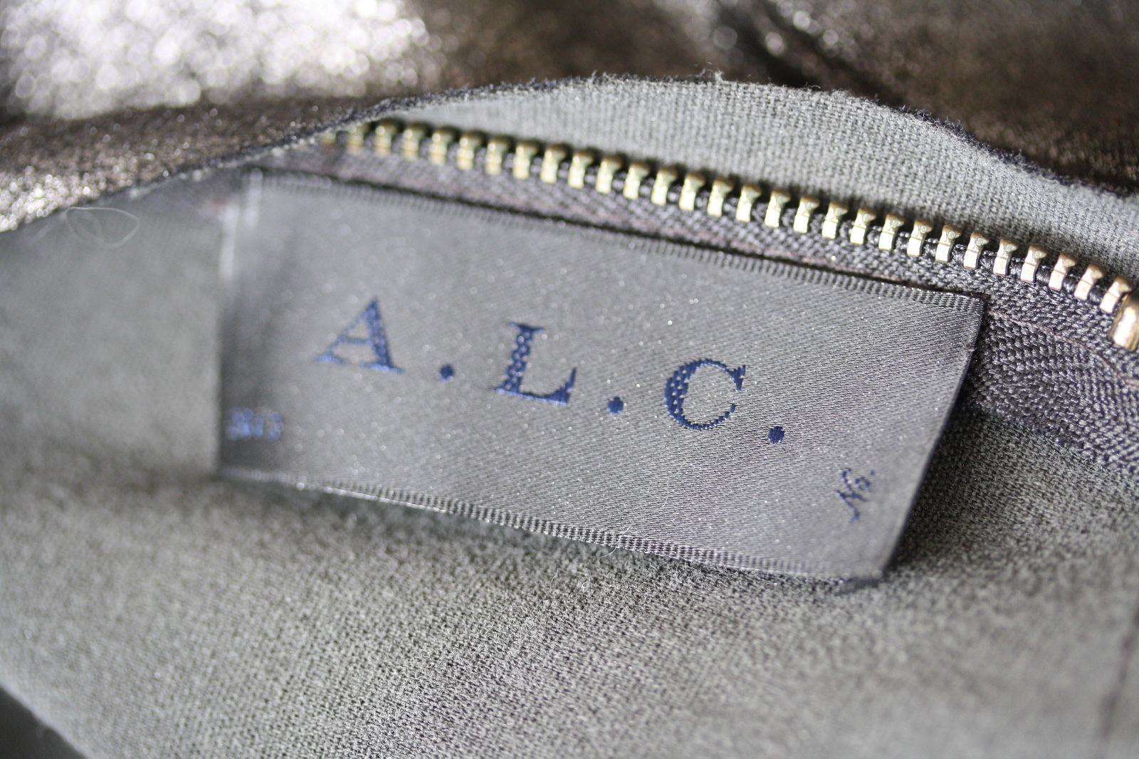 A.L.C. ZOLA LEATHER TOP US 4 UK 8 - Image 3