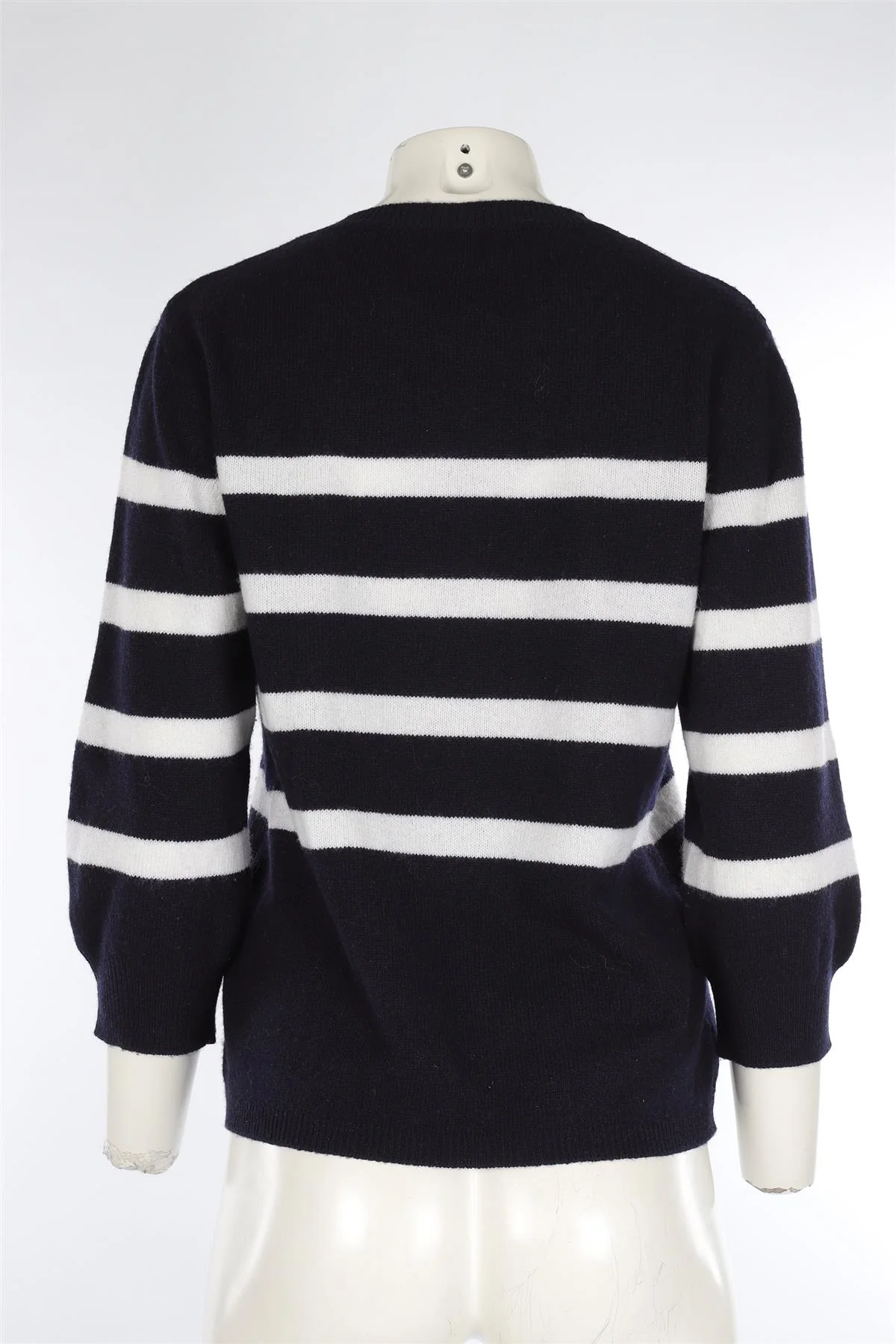 A.P.C. NAVY WOOL SWEATER SMALL - Image 4